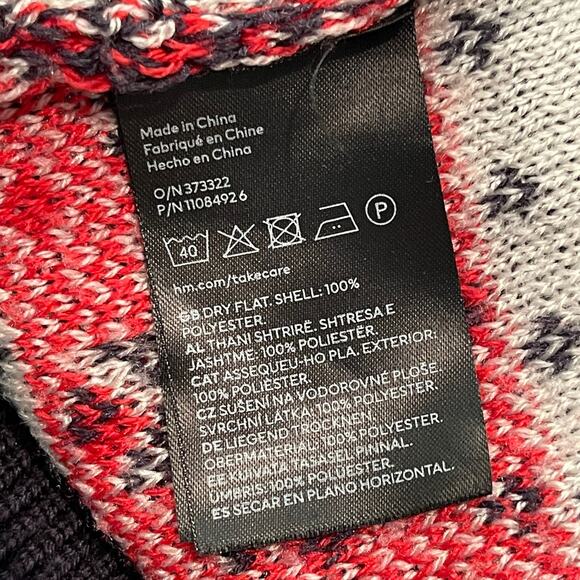 H&M HO HO HO ALL THE CHRISTMAS THINGS Holiday Sweater Size Small - Picture 5 of 5